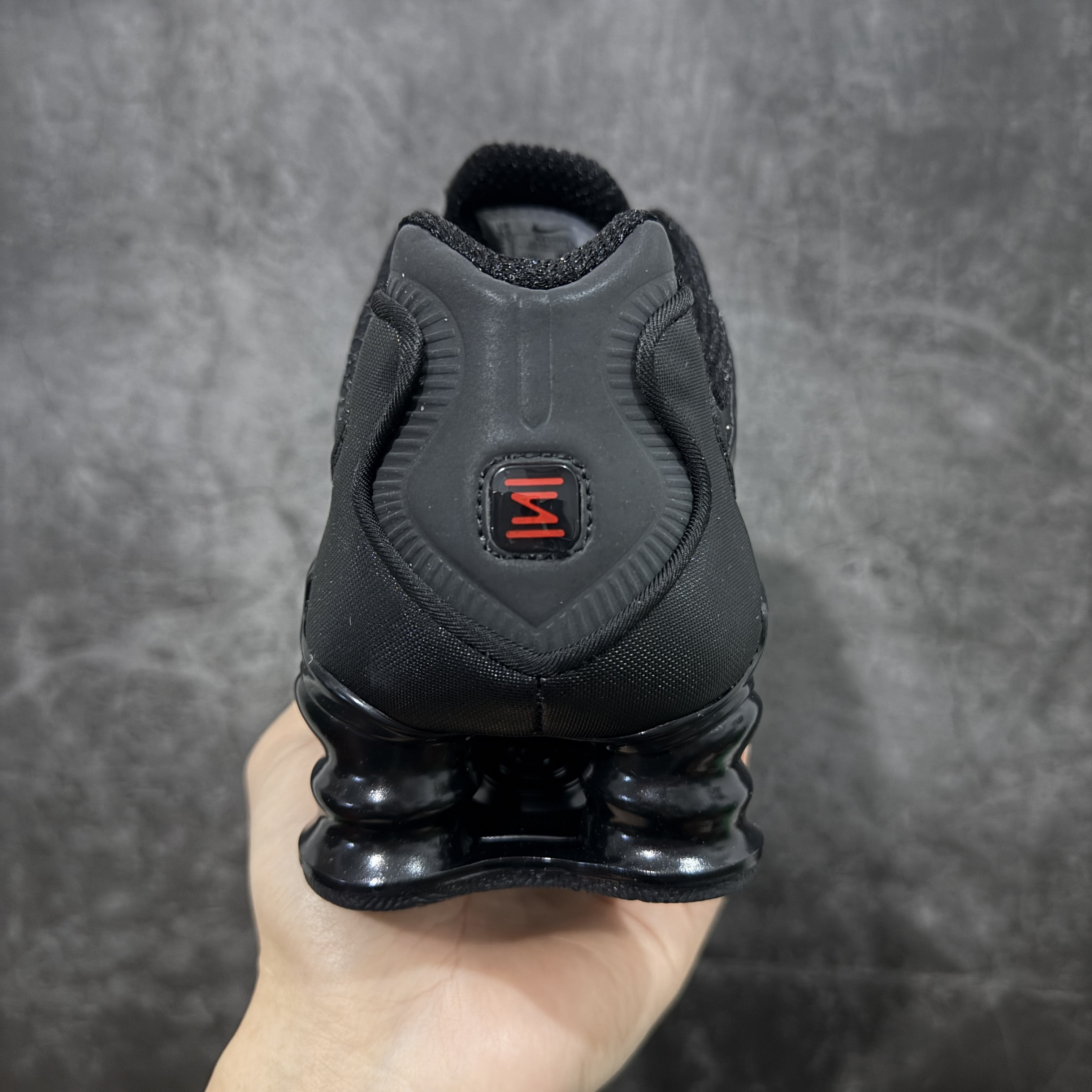 Nike Shox TL  全掌气柱缓震 休闲 运动跑鞋  男鞋 波鞋 黑红 AV3595-002