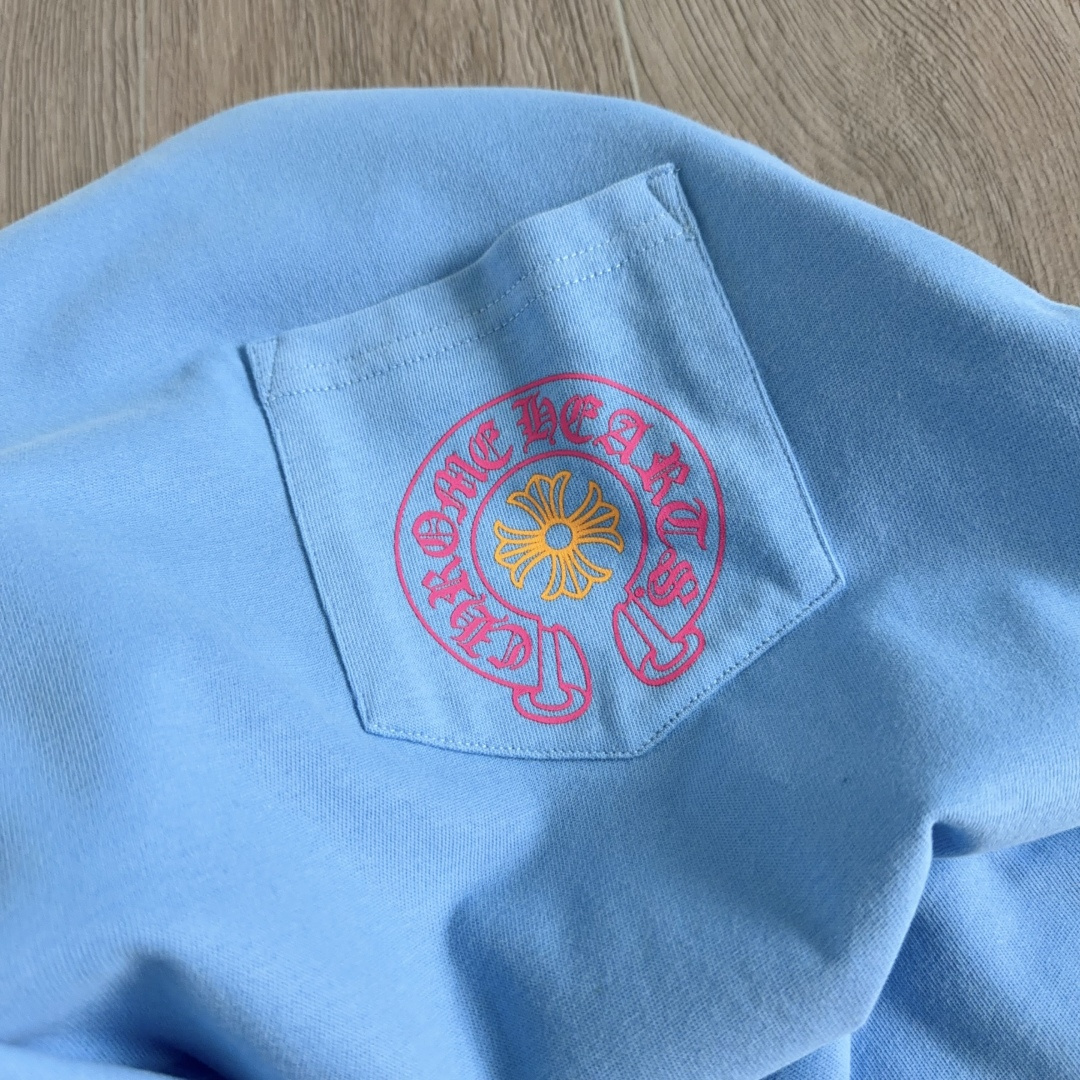 Chrome Hearts CH 克罗心  圆领 短袖 T恤  A0  迈阿密限定 蓝色