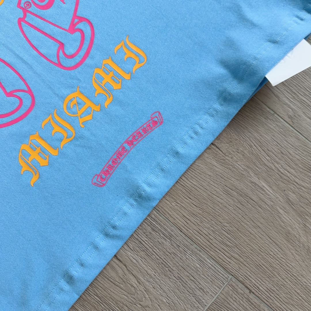 Chrome Hearts CH 克罗心  圆领 短袖 T恤  A0  迈阿密限定 蓝色