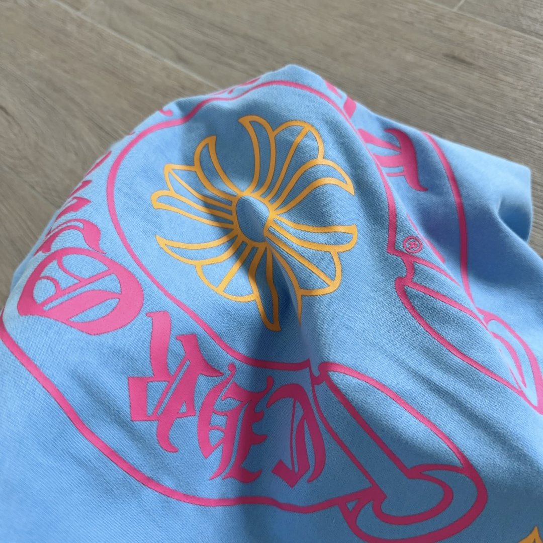 Chrome Hearts CH 克罗心  圆领 短袖 T恤  A0  迈阿密限定 蓝色