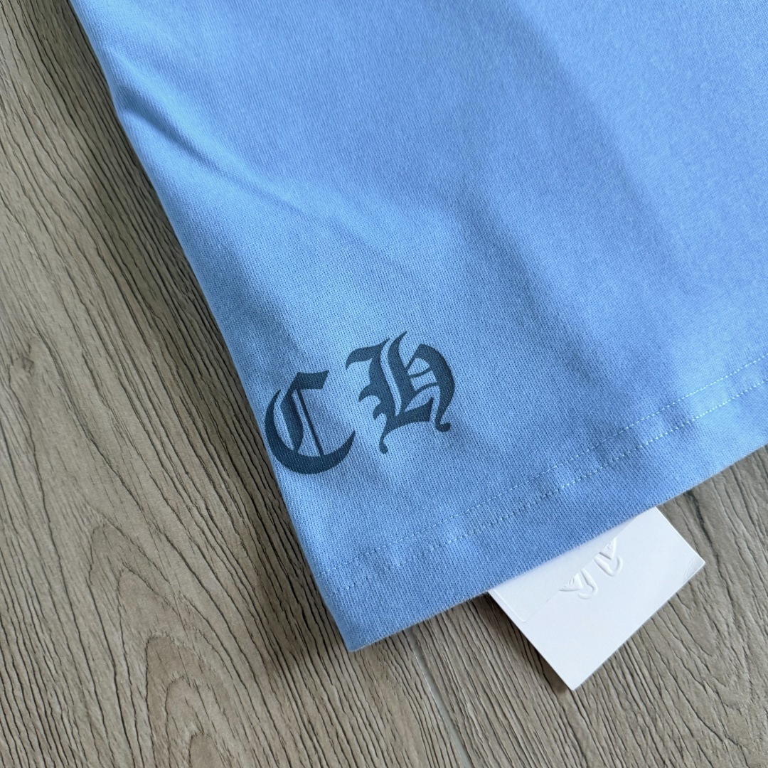 Chrome Hearts CH 克罗心  圆领 短袖 T恤  A0  迈阿密限定 蓝色