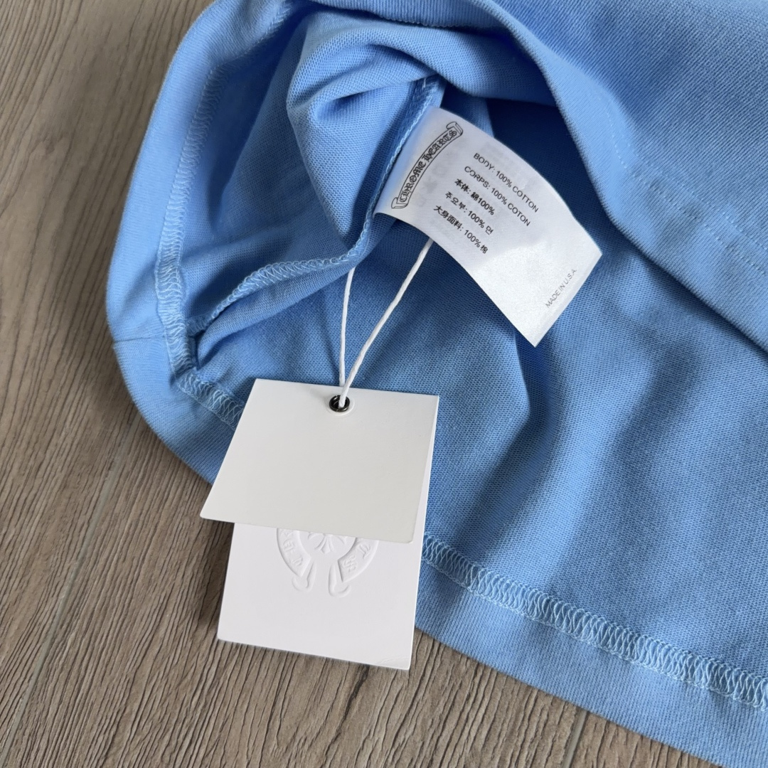 Chrome Hearts CH 克罗心  圆领 短袖 T恤  A0  迈阿密限定 蓝色