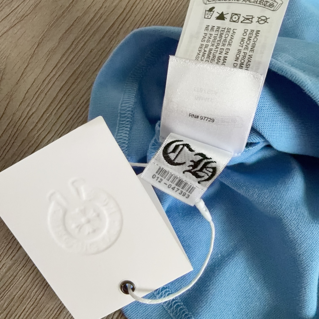 Chrome Hearts CH 克罗心  圆领 短袖 T恤  A0  迈阿密限定 蓝色