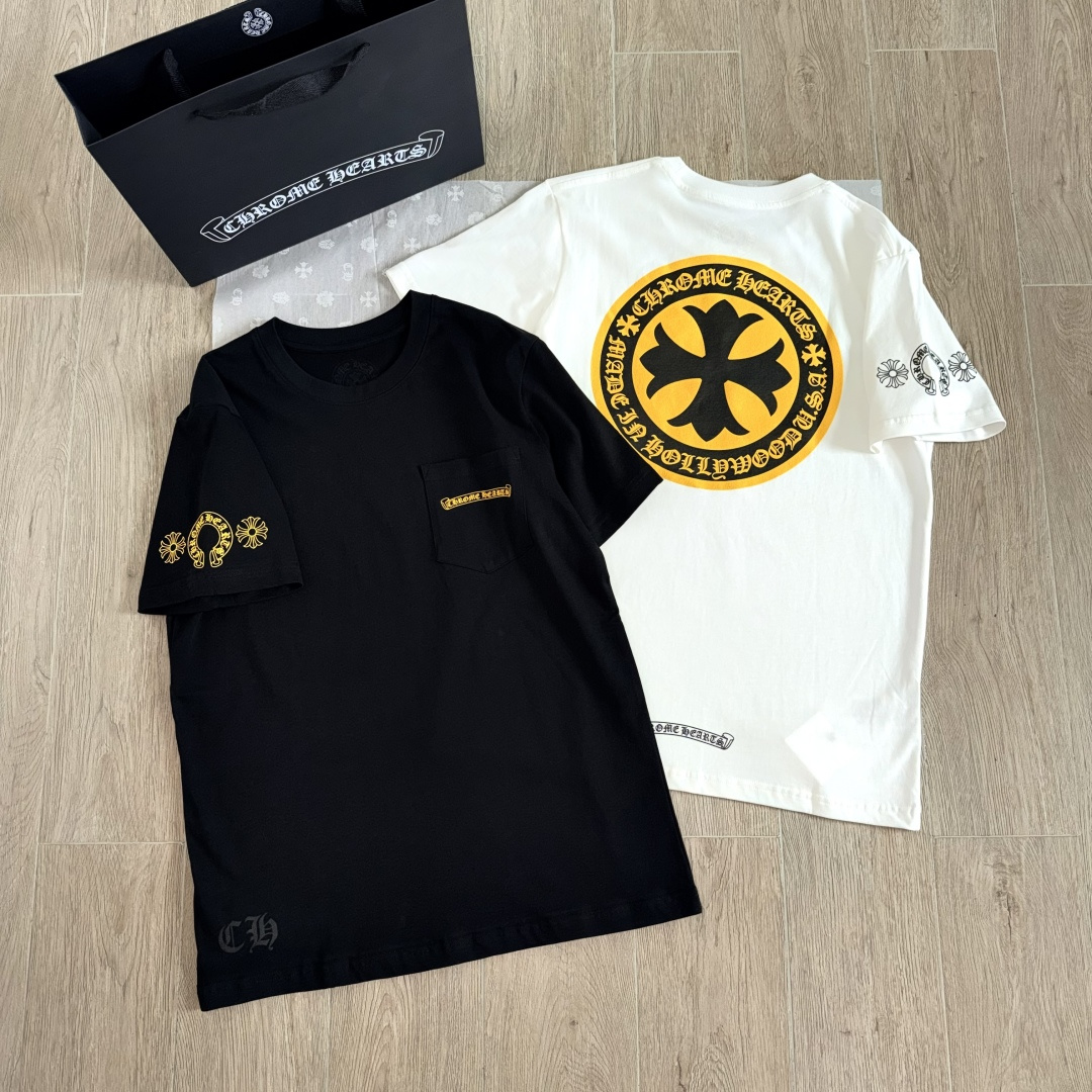 Chrome Hearts CH 克罗心  圆领 短袖 T恤  A0  金币十字架 
