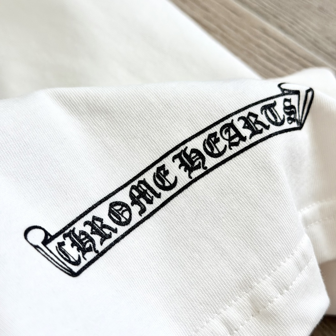 Chrome Hearts CH 克罗心  圆领 短袖 T恤  A0  金币十字架 