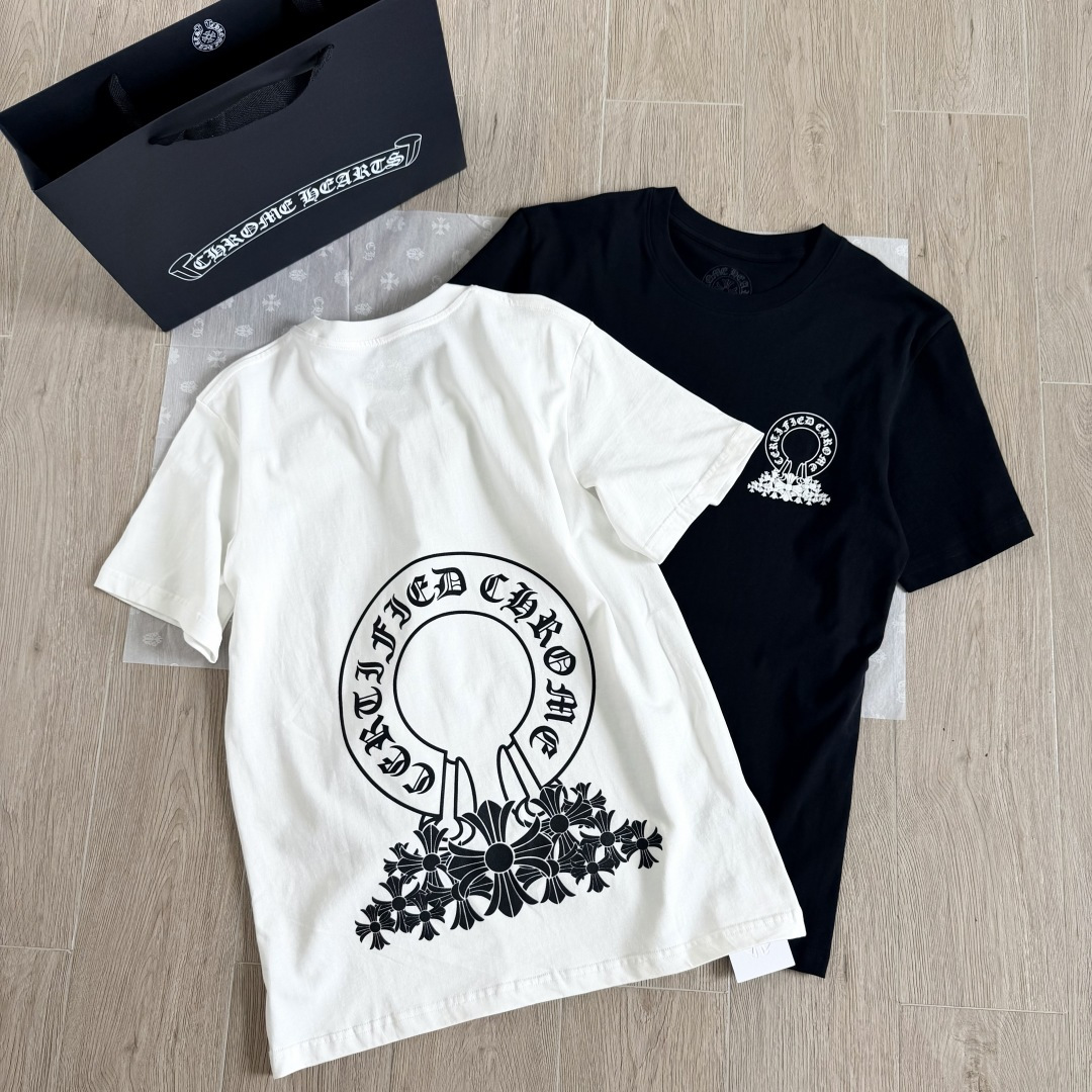 Chrome Hearts CH 克罗心  圆领 短袖 T恤  A0 墓葬十字群
