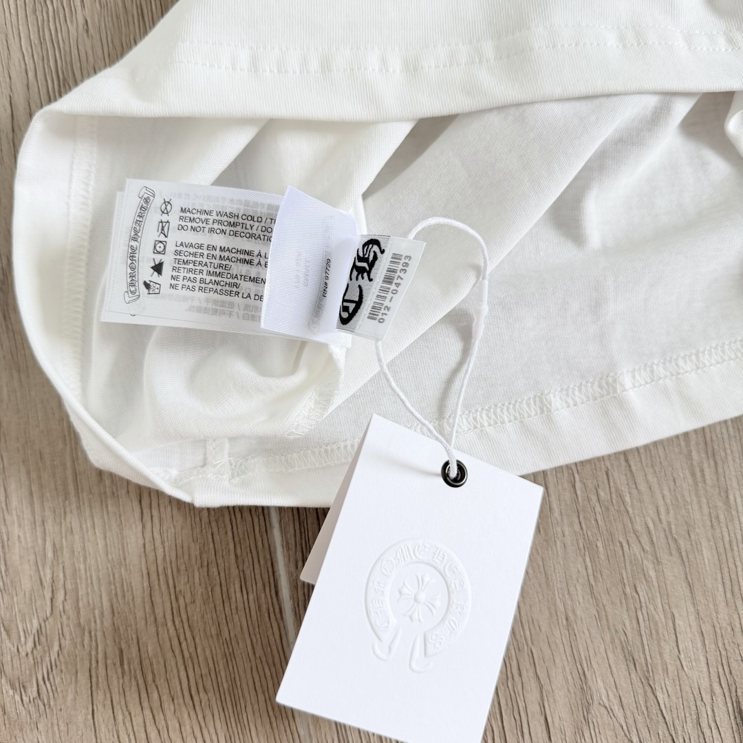 Chrome Hearts CH 克罗心  圆领 短袖 T恤  A0 十字架群印花 黑蓝图案 