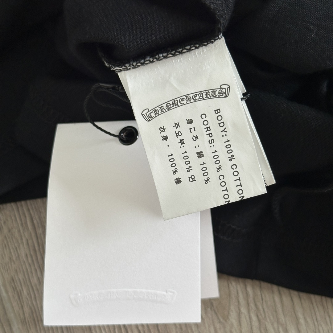 Chrome Hearts CH 克罗心  圆领 短袖 T恤  A0 十字架群印花 黑蓝图案 