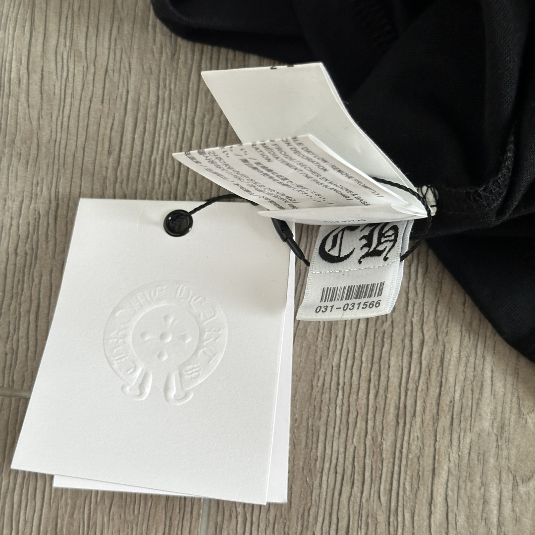 Chrome Hearts CH 克罗心  圆领 短袖 T恤  A0 十字架群印花 黑蓝图案 