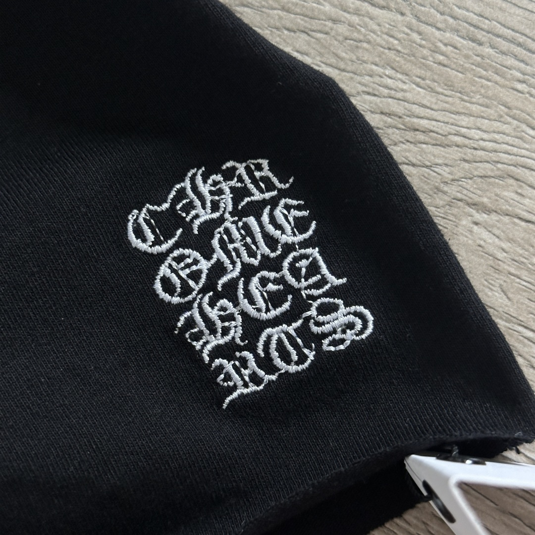 Chrome Hearts CH 克罗心 女款  Lisa同款刺绣十字架短款 短袖   A5 