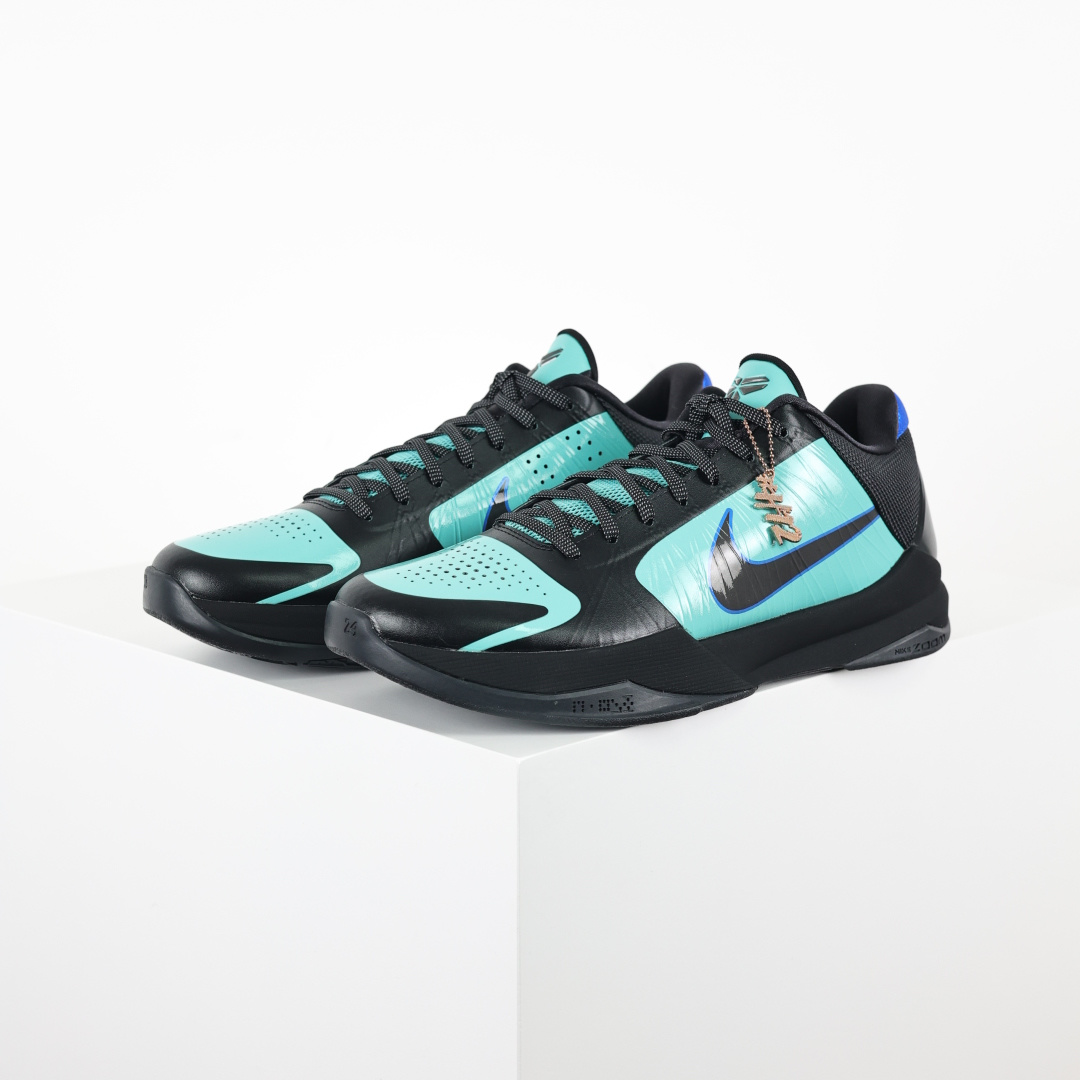 H12/Godkiller KOBE 5  科比 5  气垫  籃球鞋 球鞋 實戰鞋 真碳板 波鞋 EYBL 高中 蒂芙尼蓝 IH0274-300