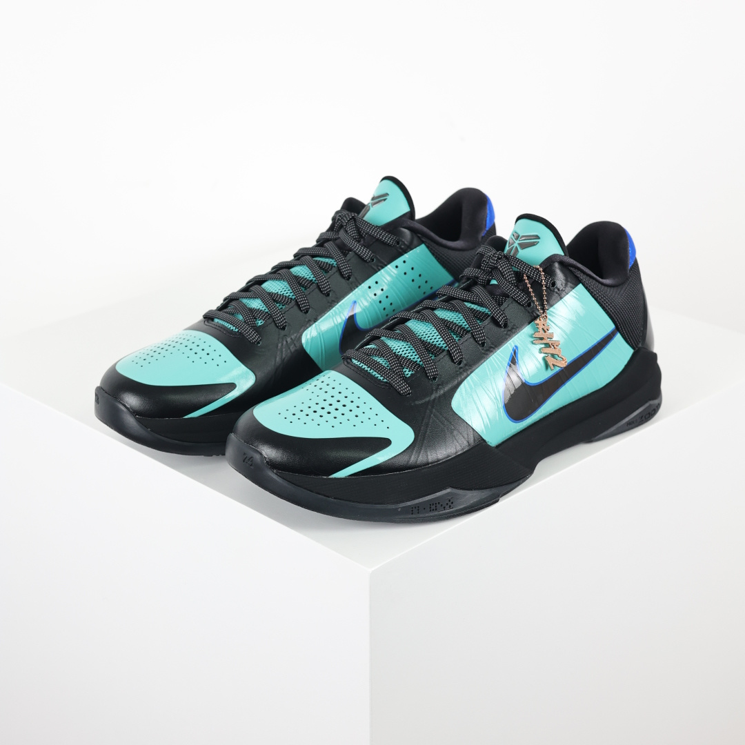 H12/Godkiller KOBE 5  科比 5  气垫  籃球鞋 球鞋 實戰鞋 真碳板 波鞋 EYBL 高中 蒂芙尼蓝 IH0274-300