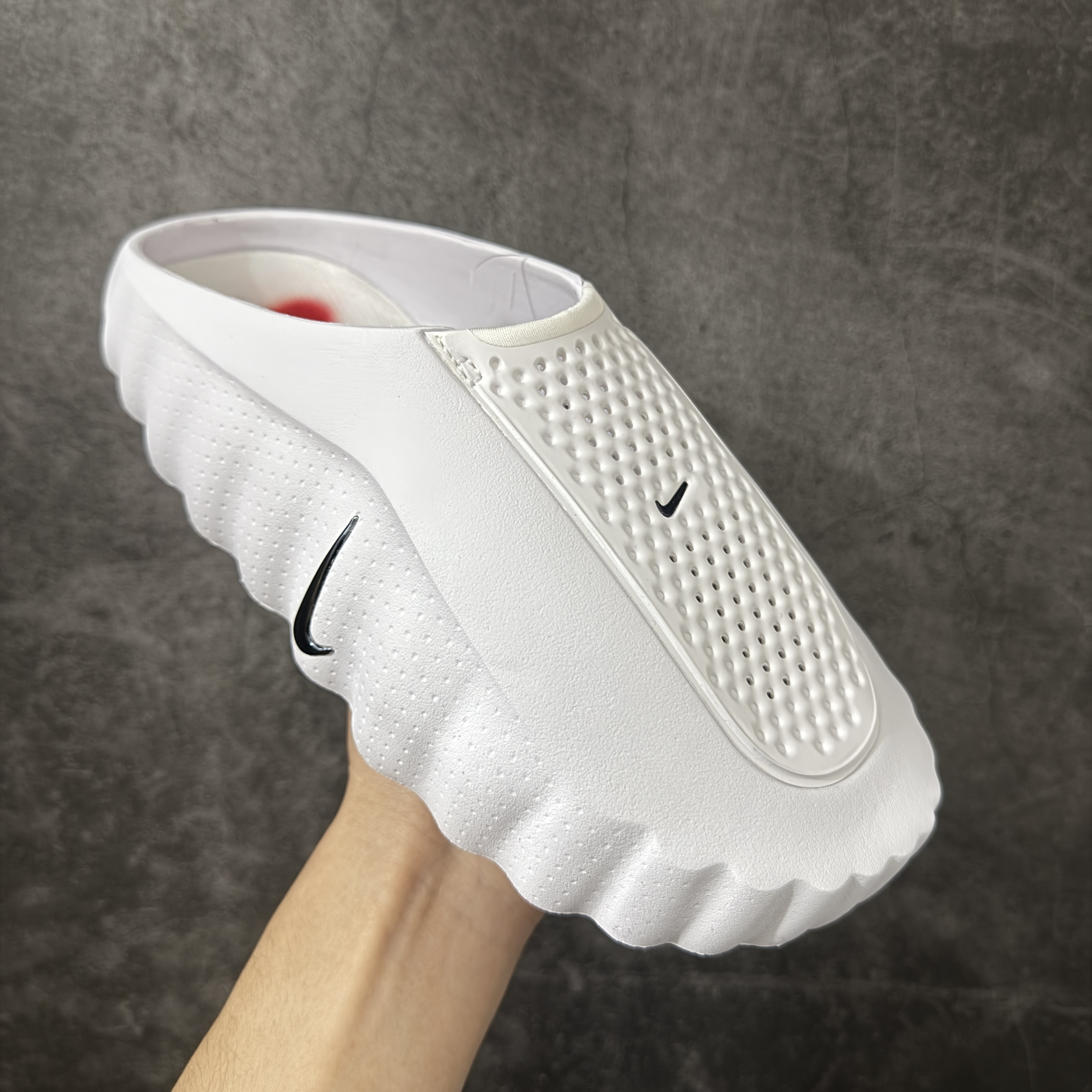 Nike Mind 001 按摩鞋 舒适柔软 包头 拖鞋男女同款 盐白 HQ4307-101