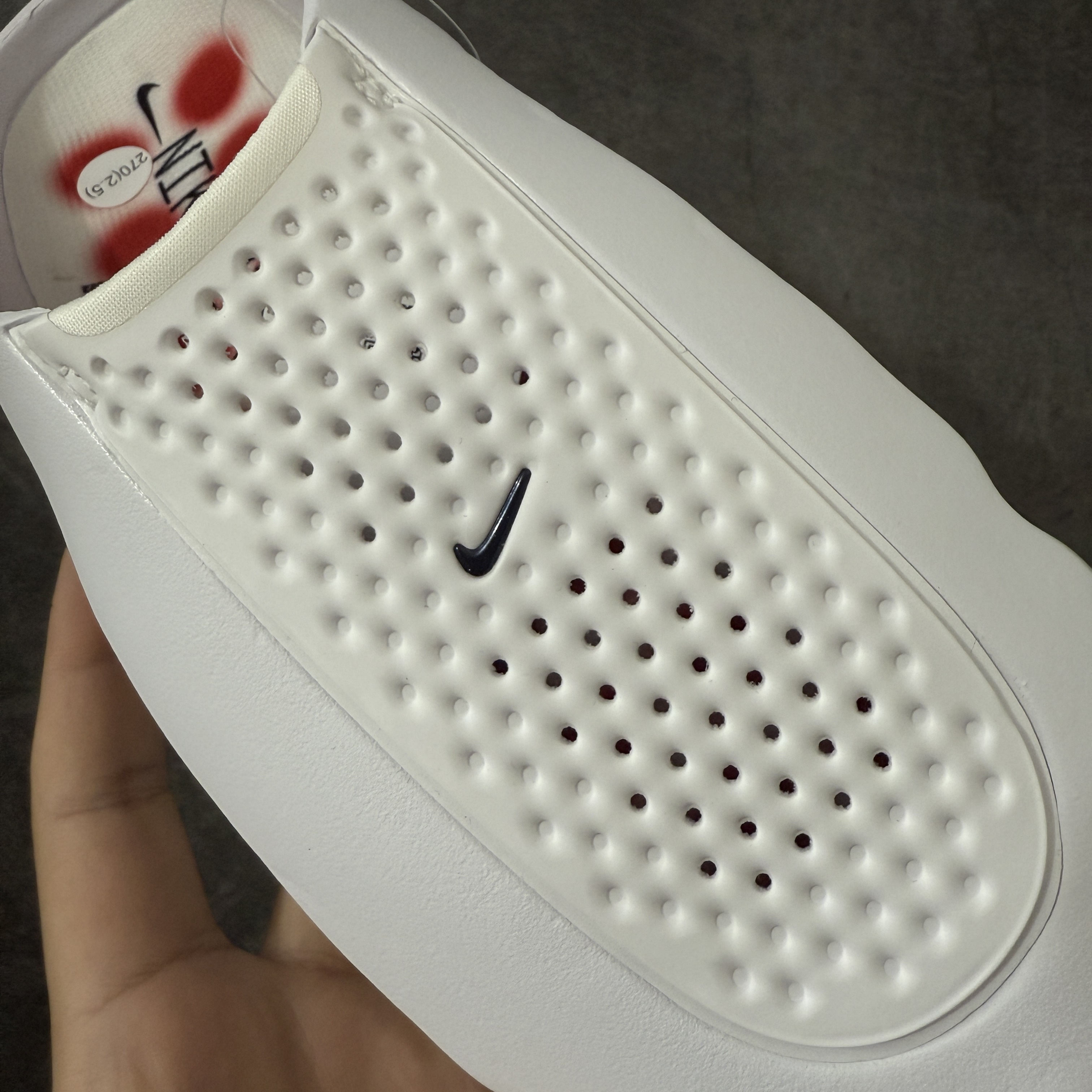 Nike Mind 001 按摩鞋 舒适柔软 包头 拖鞋男女同款 盐白 HQ4307-101