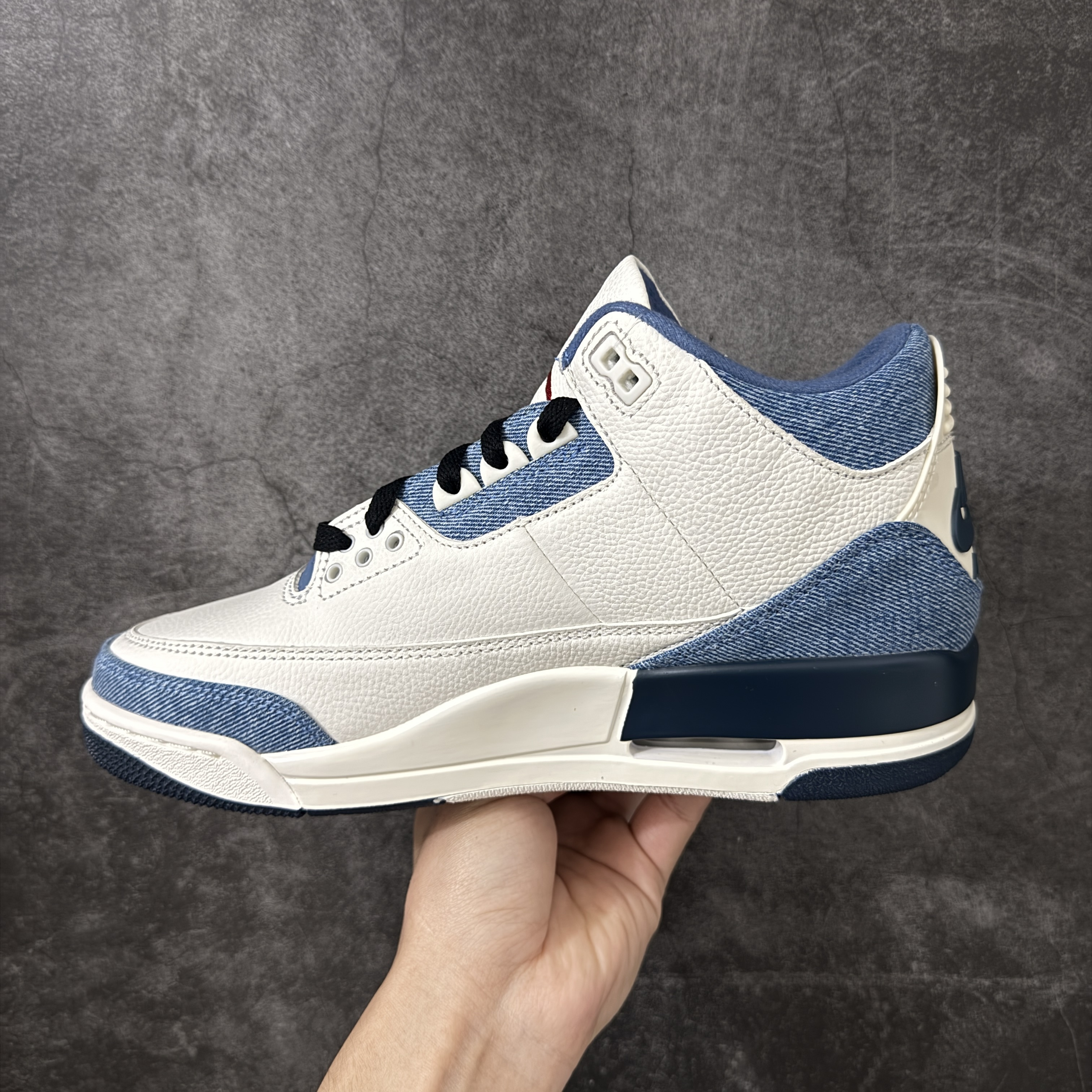 Levi's Air Jordan 3 Rare Air AJ3 中筒 舒适 防滑耐磨  复古篮球鞋 休闲鞋 篮球鞋 板鞋 女鞋 男鞋  波鞋 B5白藍IR0912-400