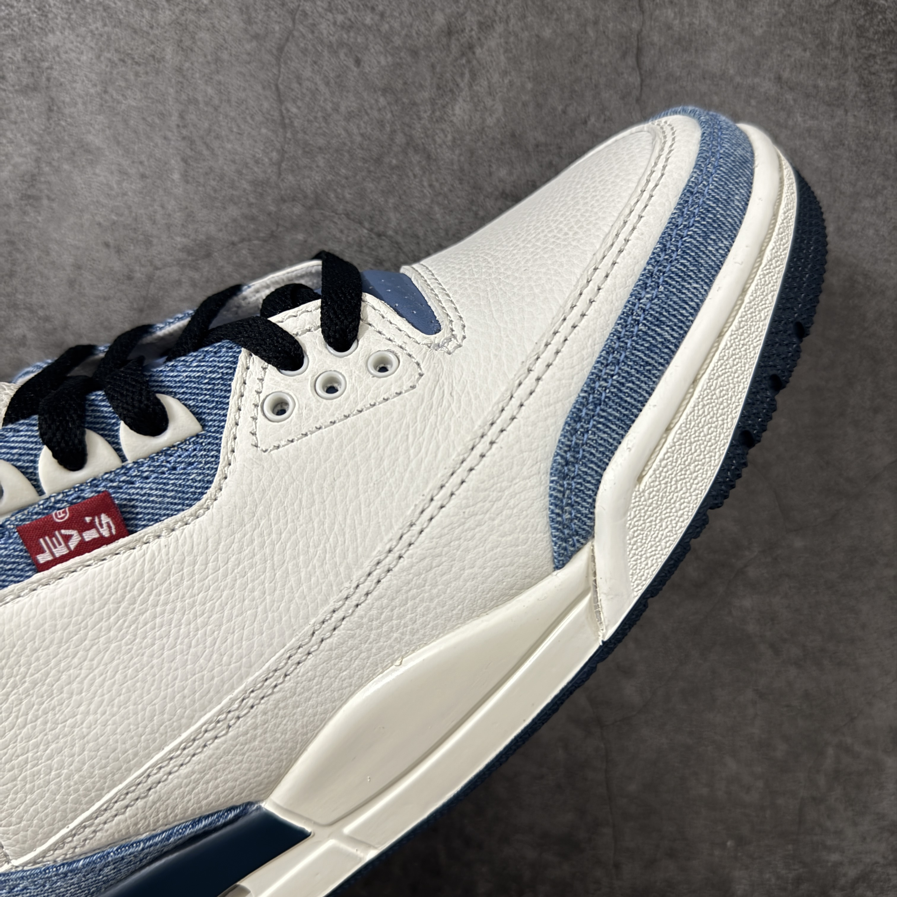 Levi's Air Jordan 3 Rare Air AJ3 中筒 舒适 防滑耐磨  复古篮球鞋 休闲鞋 篮球鞋 板鞋 女鞋 男鞋  波鞋 B5白藍IR0912-400