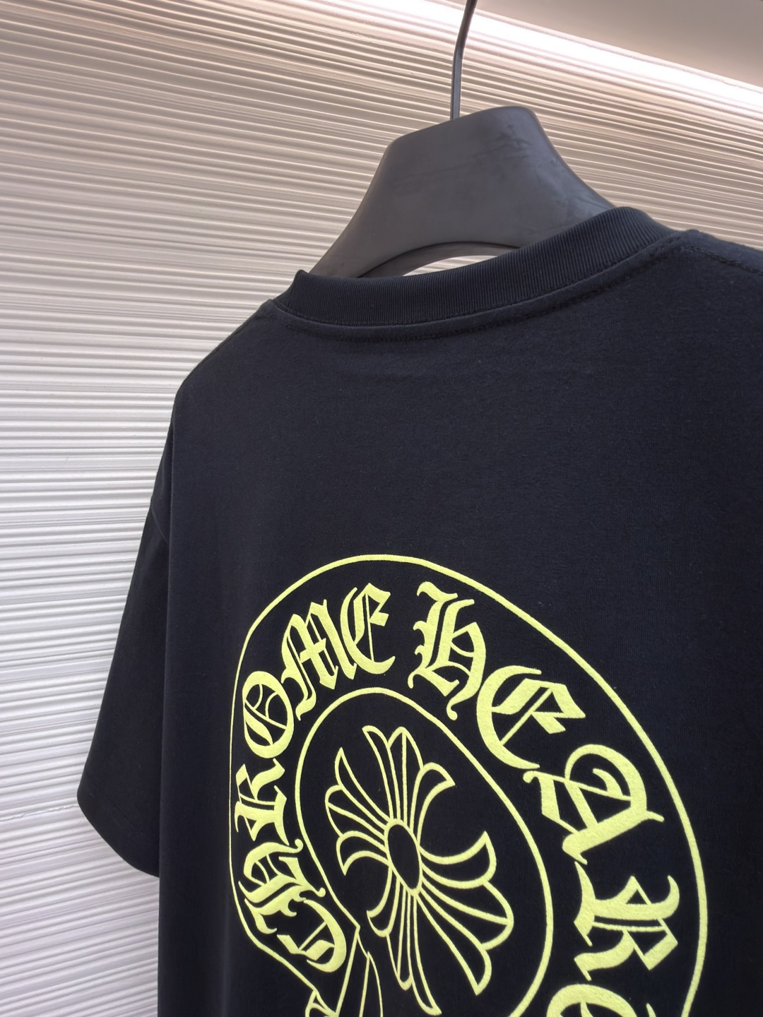 Chrome Hearts CH 克罗心  圆领 短袖 T恤  马蹄 A0  26 荧光黄 