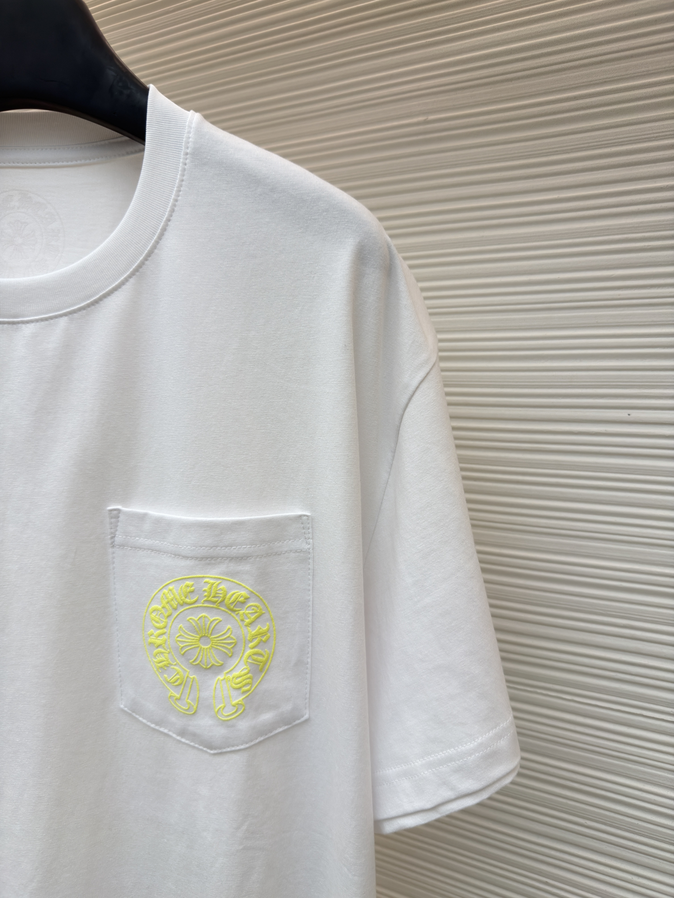 Chrome Hearts CH 克罗心  圆领 短袖 T恤  马蹄 A0  26 荧光黄 