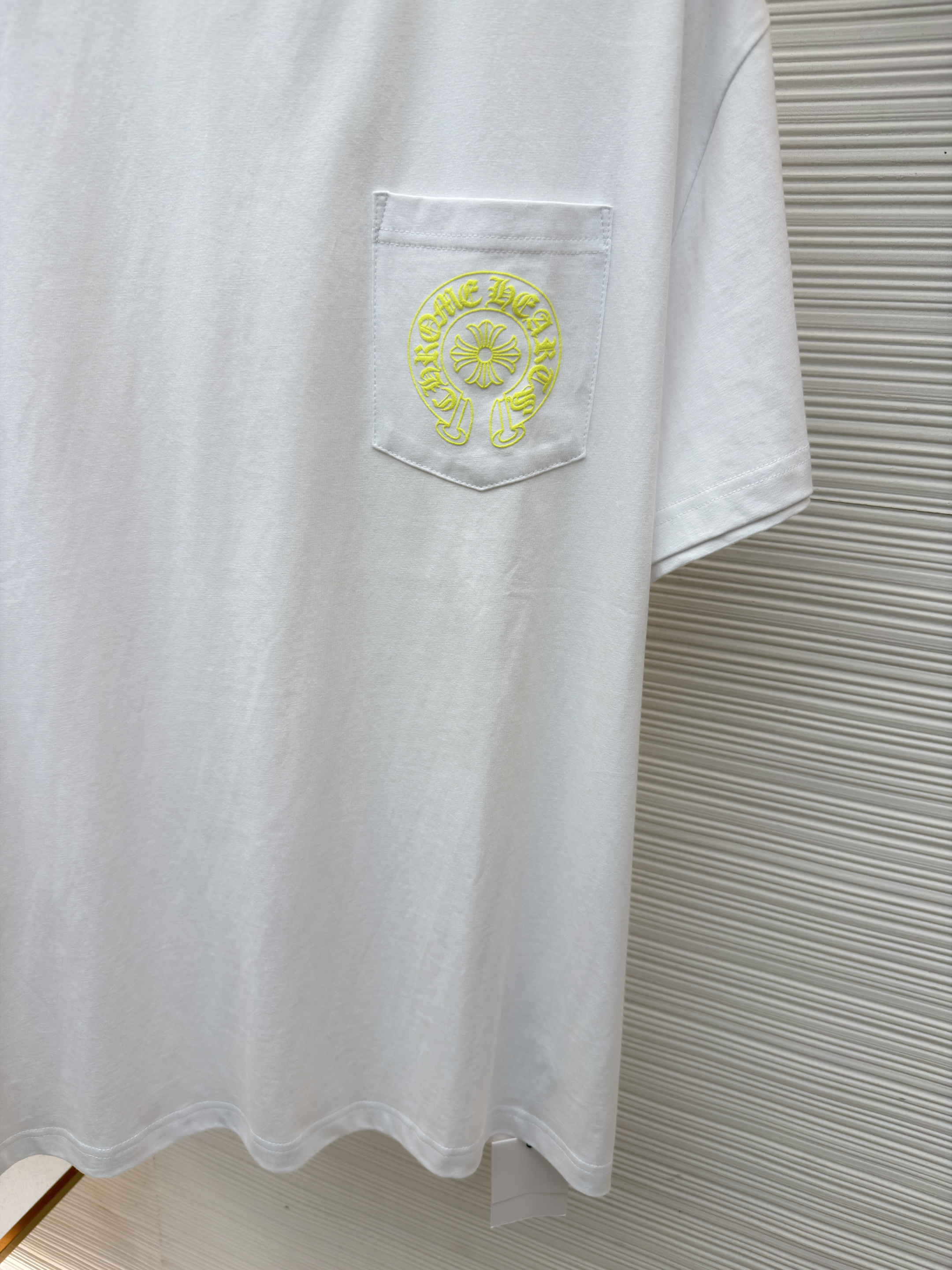 Chrome Hearts CH 克罗心  圆领 短袖 T恤  马蹄 A0  26 荧光黄 