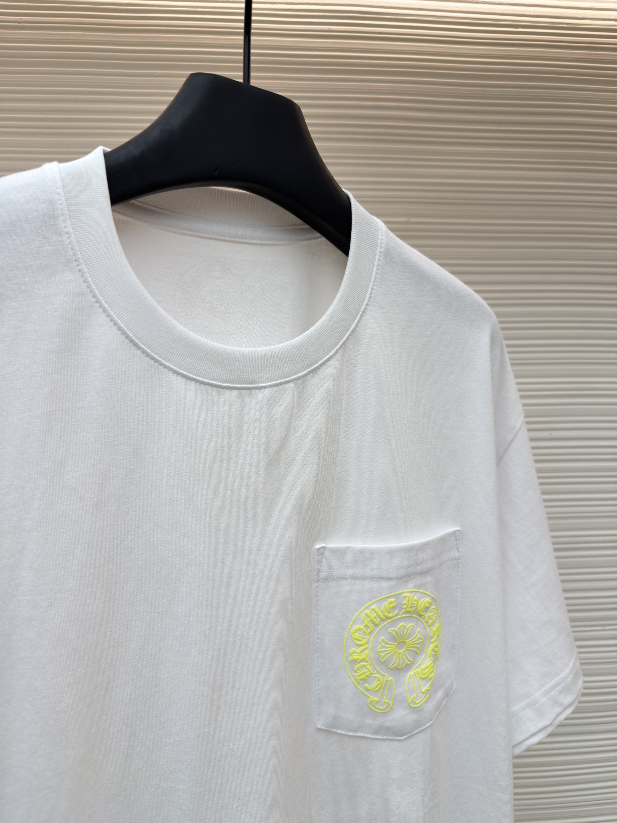 Chrome Hearts CH 克罗心  圆领 短袖 T恤  马蹄 A0  26 荧光黄 