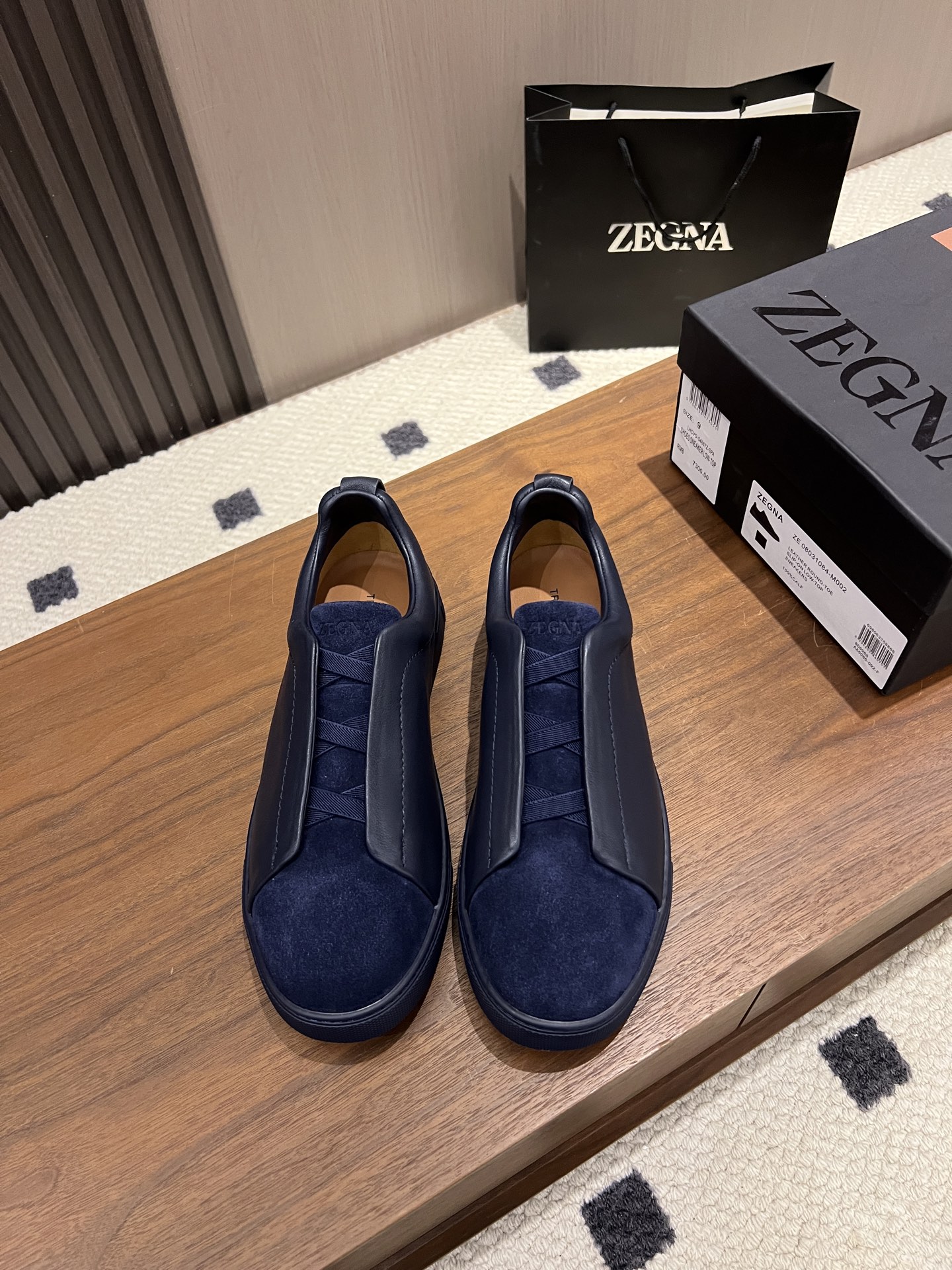 Zegna Triple Stitch — Premium Replica: 1:1 Authentic Leather Texture, the Pinnacle of Italian Light Luxury  LHVEL-S5377Z
