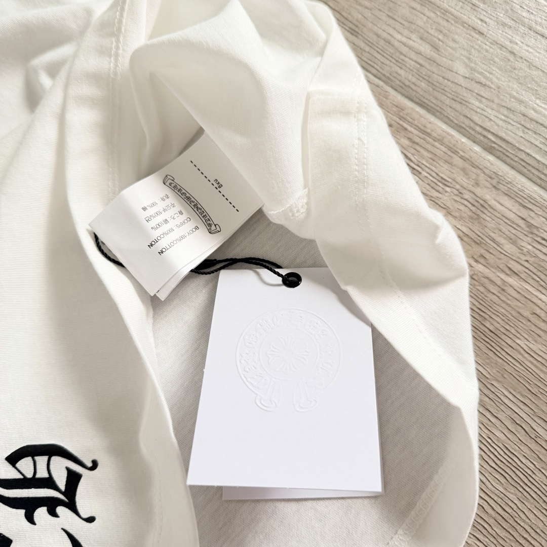 Chrome Hearts CH 克罗心 女款  短袖  修身 后背红字体 A5