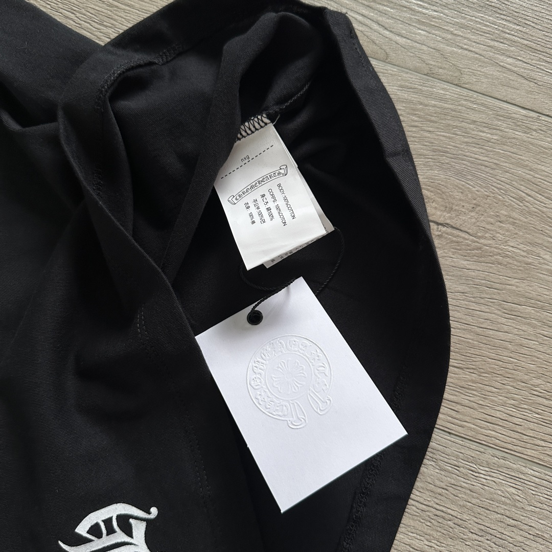 Chrome Hearts CH 克罗心 女款  短袖  修身 后背红字体 A5