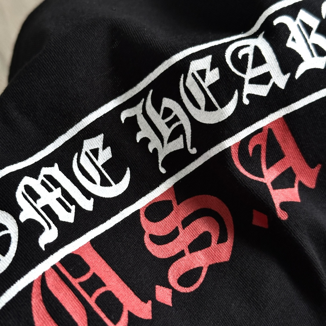Chrome Hearts CH 克罗心 女款  短袖  修身 后背红字体 A5