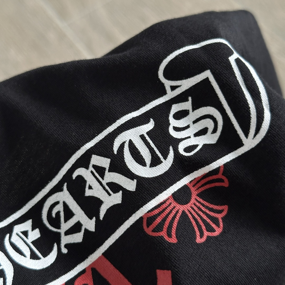 Chrome Hearts CH 克罗心 女款  短袖  修身 后背红字体 A5