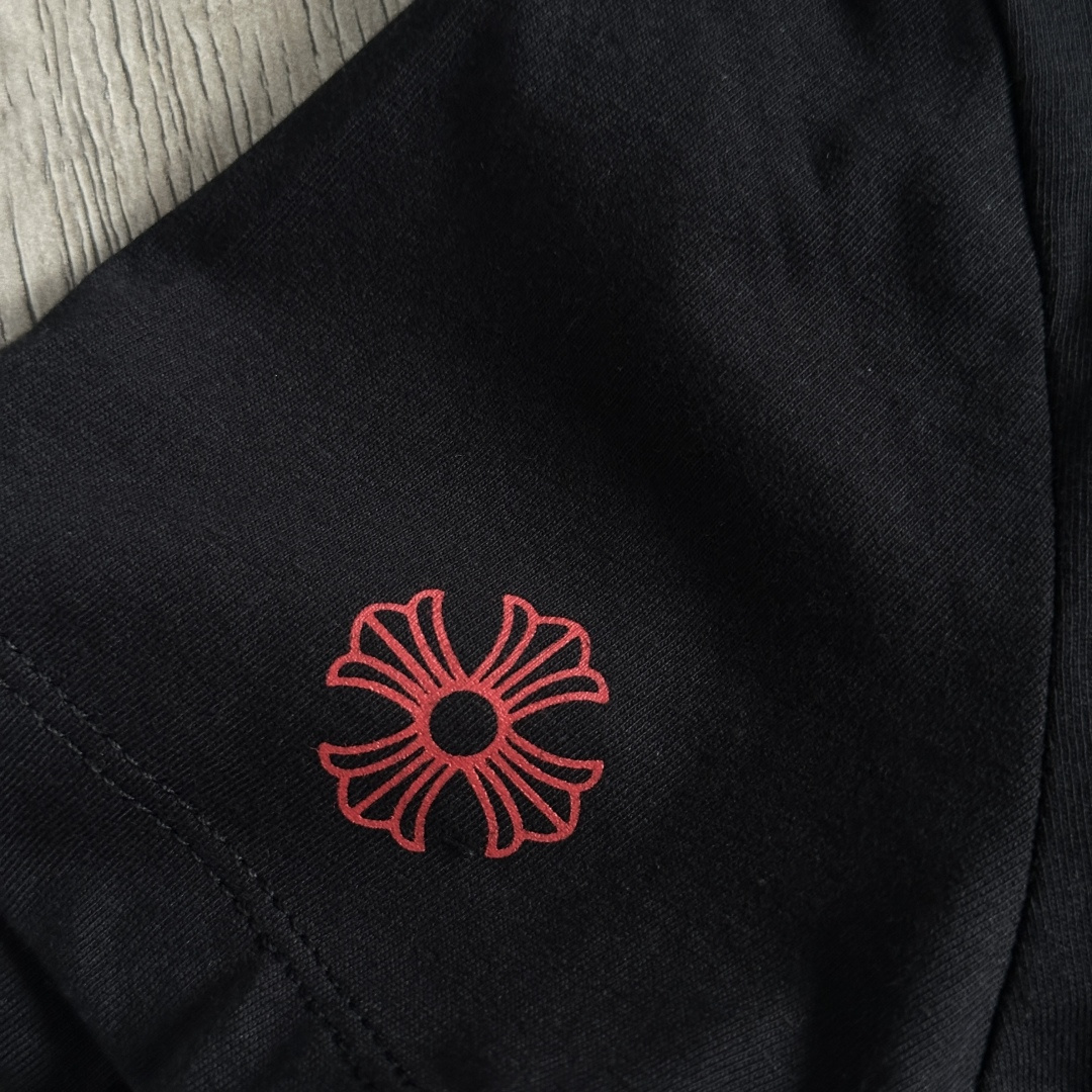 Chrome Hearts CH 克罗心 女款  短袖  修身 后背红字体 A5