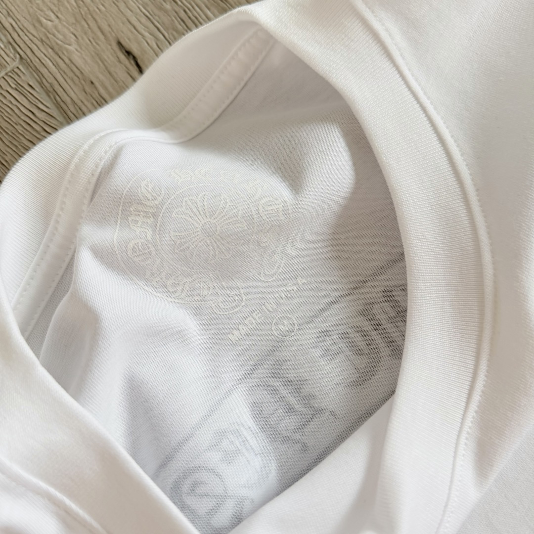 Chrome Hearts CH 克罗心  圆领 短袖 T恤  A0 后背大小卷轴 