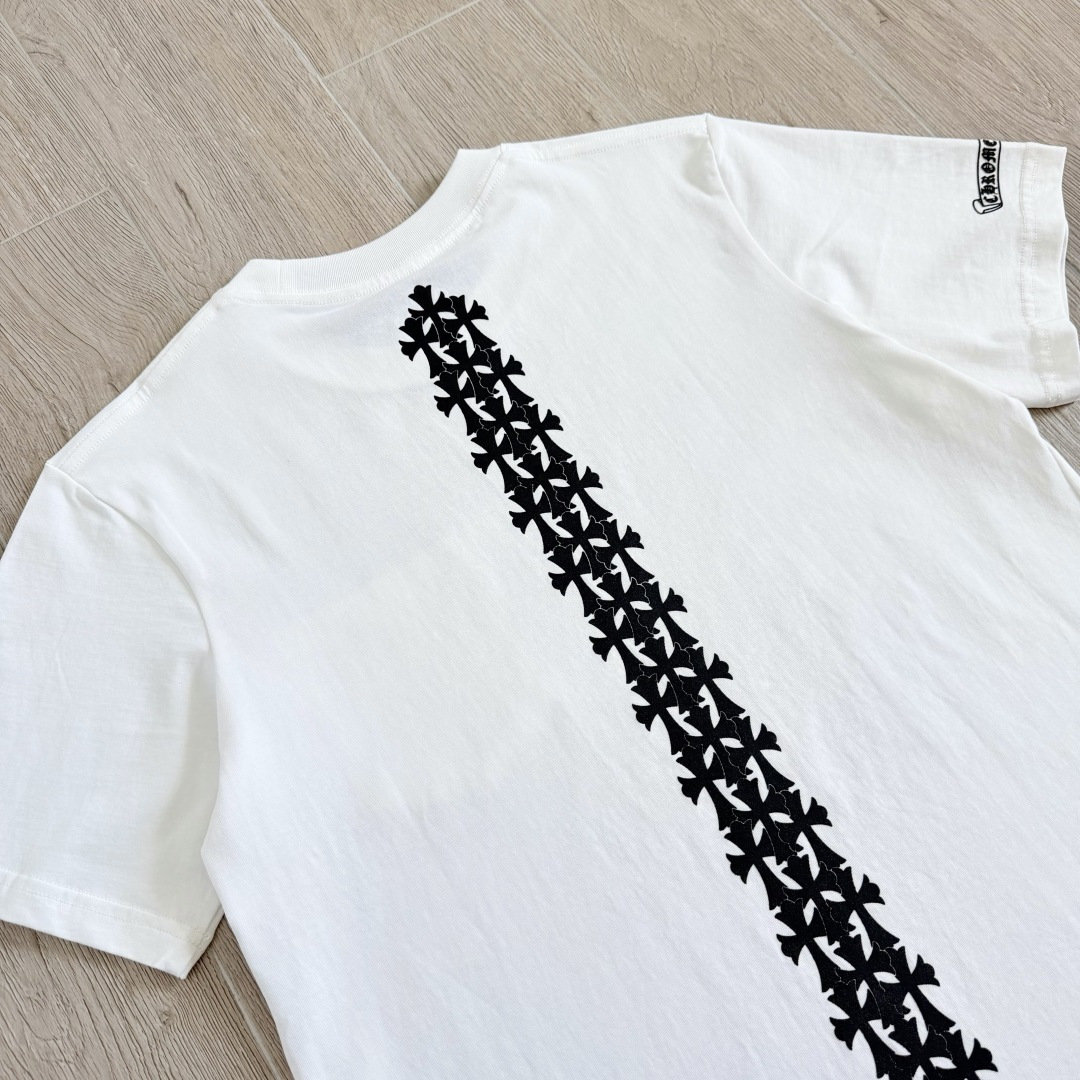 Chrome Hearts CH 克罗心  圆领 短袖 T恤  A0  直列十字架