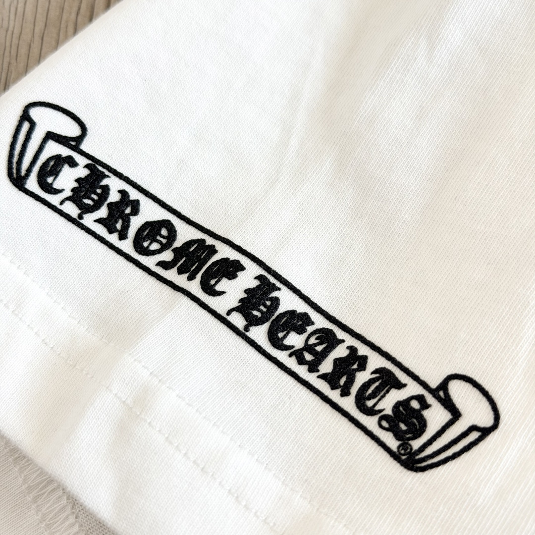 Chrome Hearts CH 克罗心  圆领 短袖 T恤  A0  直列十字架