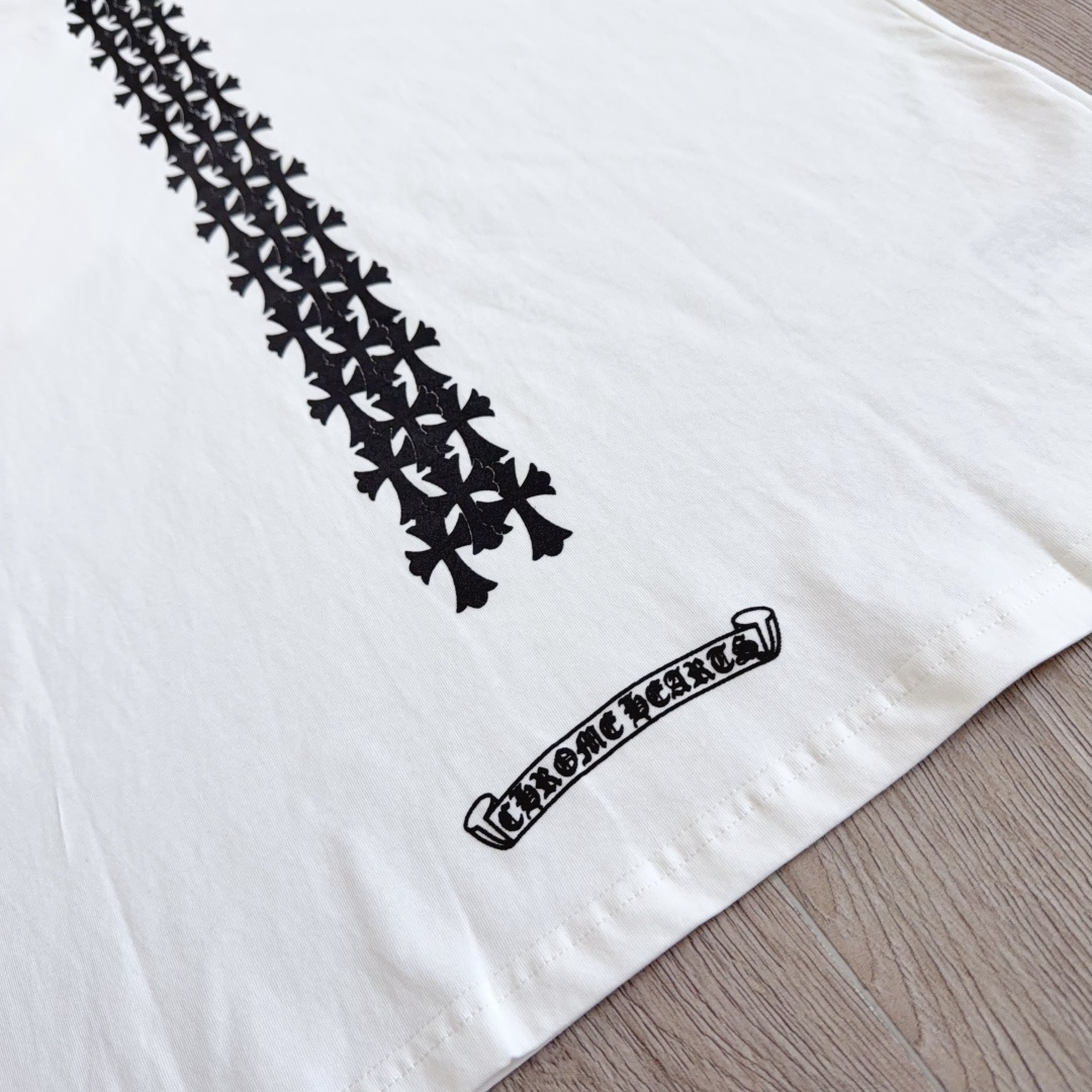 Chrome Hearts CH 克罗心  圆领 短袖 T恤  A0  直列十字架