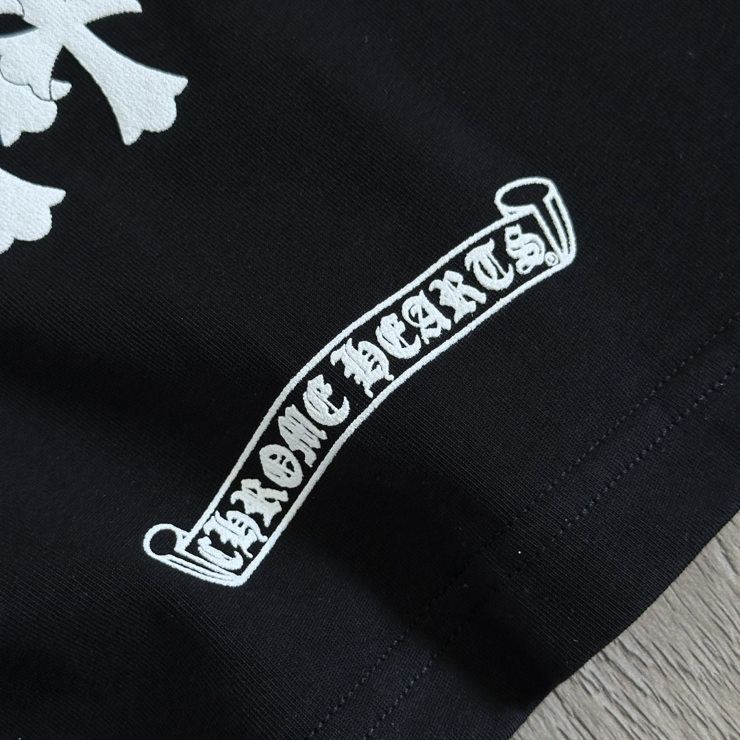 Chrome Hearts CH 克罗心  圆领 短袖 T恤  A0  直列十字架