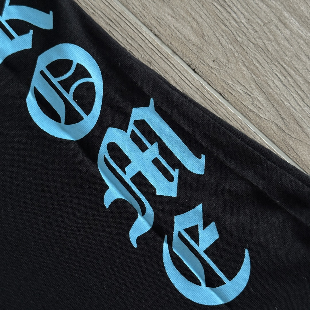 Chrome Hearts CH 克罗心 女款  短袖  修身 后背蓝字体 A5黑色 