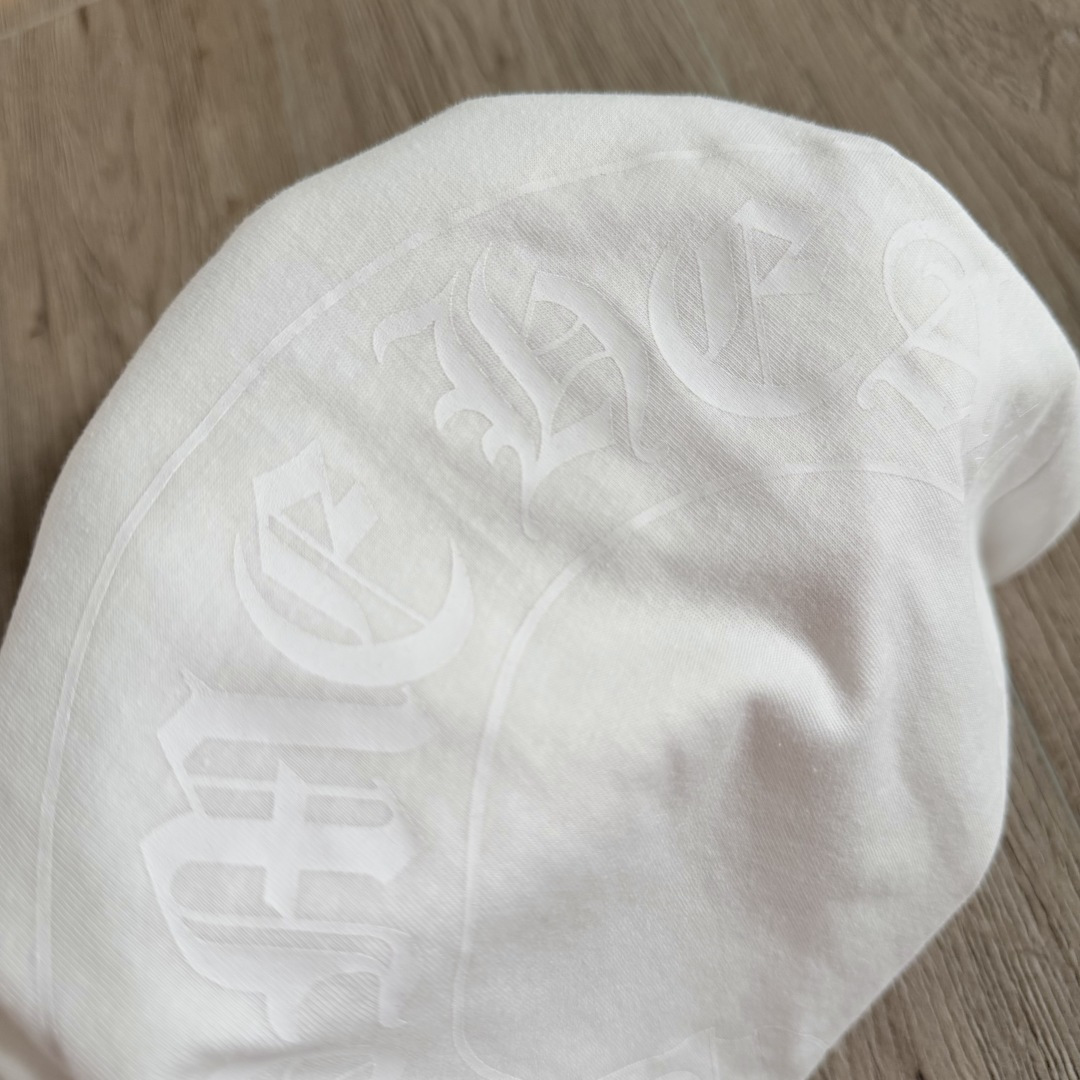 Chrome Hearts CH 克罗心 女款  短袖  修身 后背红字体 A5白色 