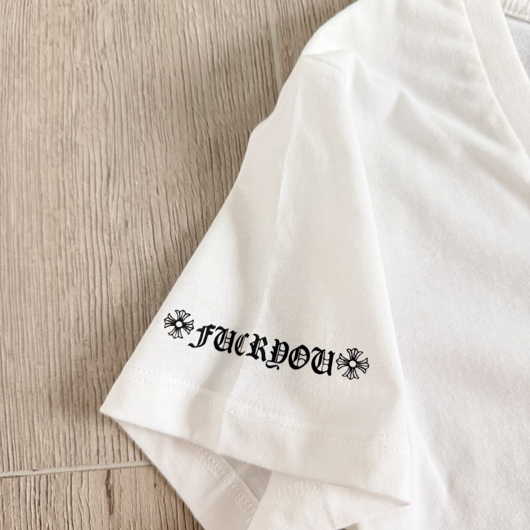 Chrome Hearts CH 克罗心 女款  短袖  修身 三元素 A5   