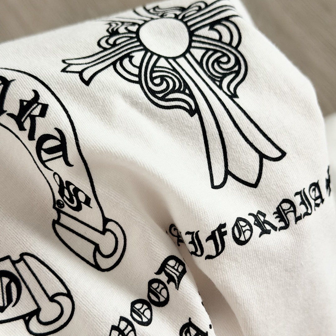 Chrome Hearts CH 克罗心 女款  短袖  修身 三元素 A5   