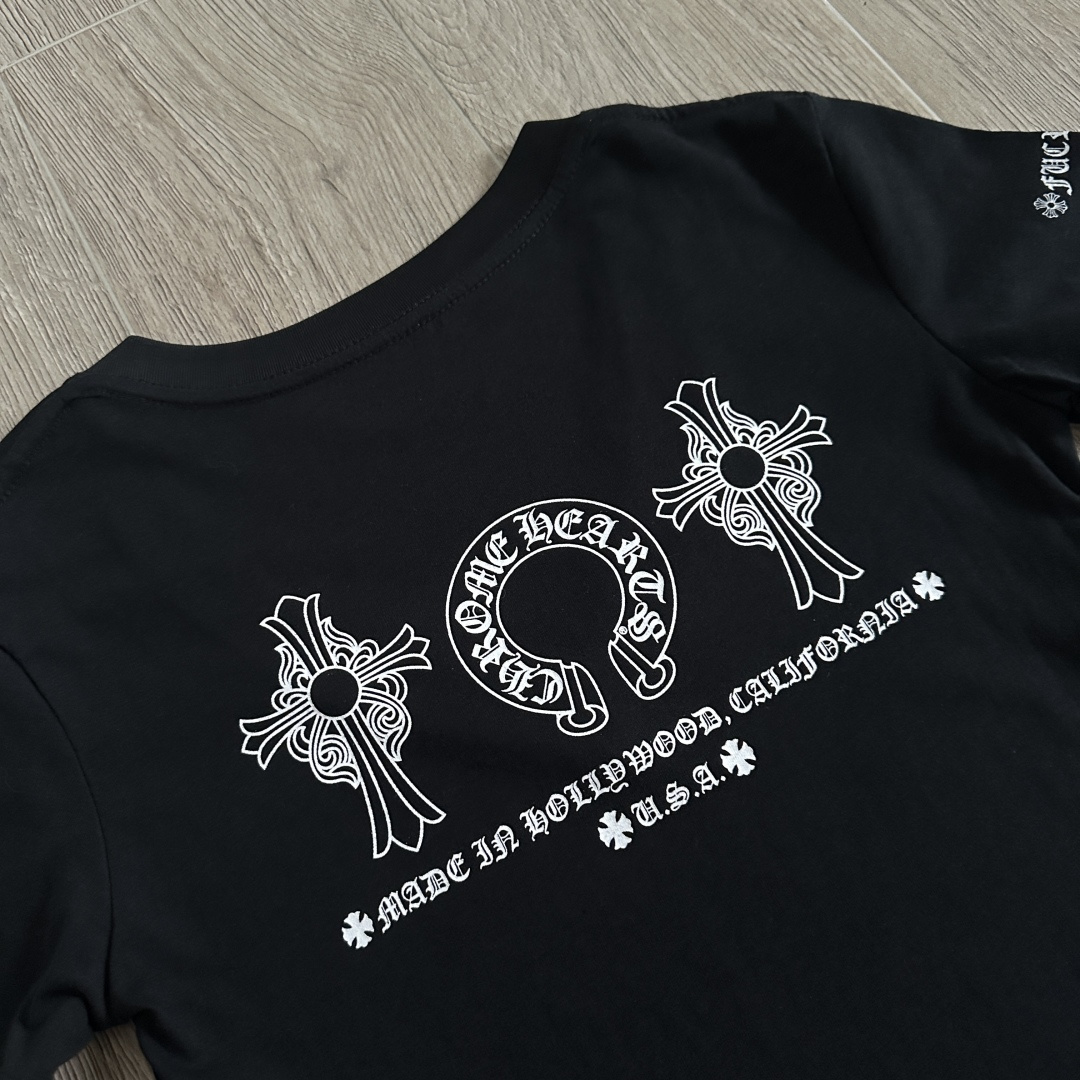 Chrome Hearts CH 克罗心 女款  短袖  修身 三元素 A5   