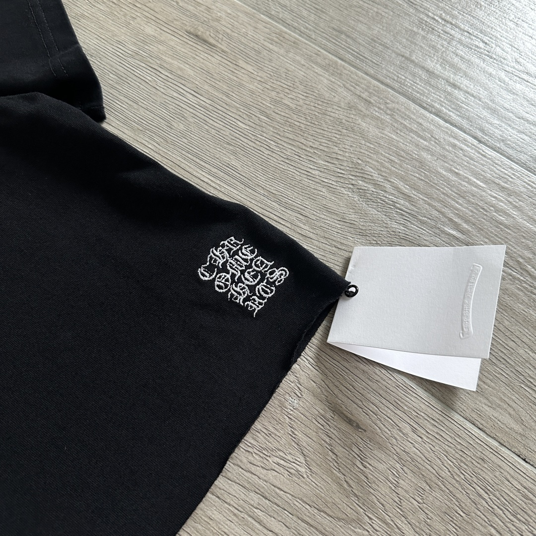 Chrome Hearts CH 克罗心 女款  Lisa同款刺绣十字架短款 短袖   A5 