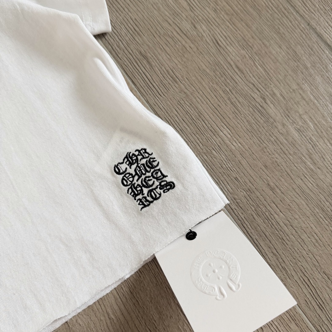 Chrome Hearts CH 克罗心 女款  Lisa同款刺绣十字架短款 短袖   A5 