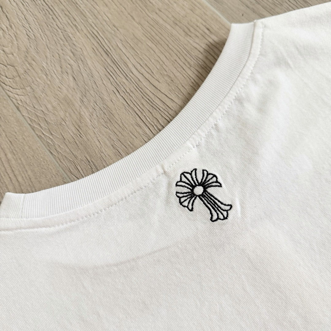 Chrome Hearts CH 克罗心 女款  Lisa同款刺绣十字架短款 短袖   A5 