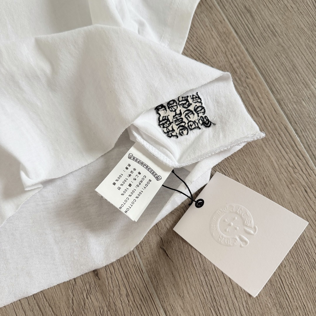 Chrome Hearts CH 克罗心 女款  Lisa同款刺绣十字架短款 短袖   A5 