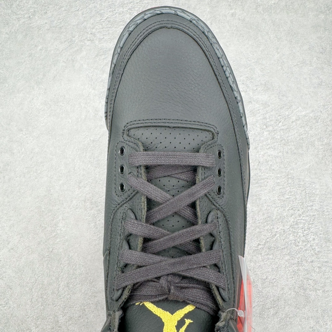  J Balvin Air Jordan 3 Retro Fear AJ3 中筒 休闲鞋 篮球鞋 板鞋 男鞋 黑金 波鞋 黑灰紅  FN0344-001