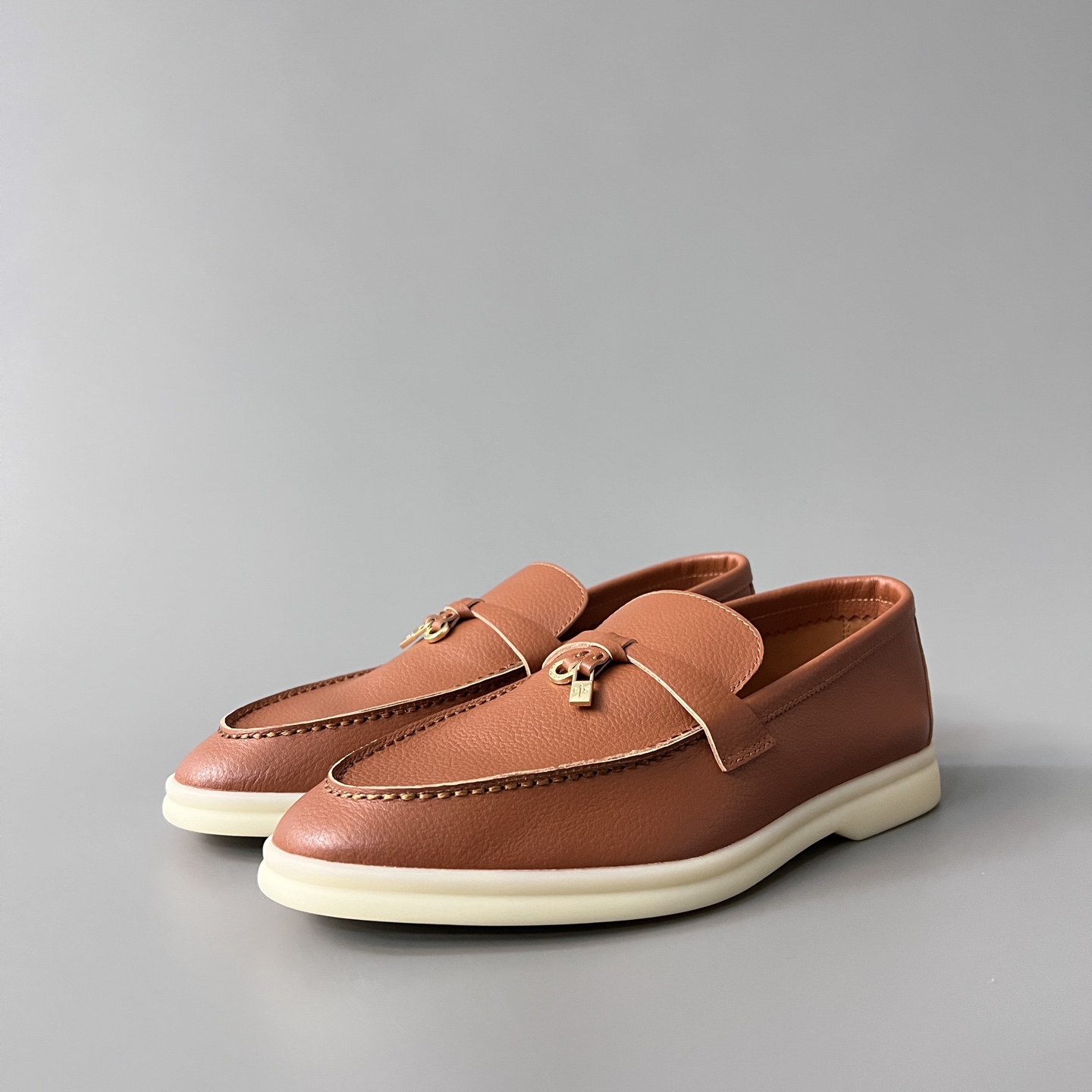 Loro Piana LP Summer Walk / End Walk — Low-Top, Round-Toe Slip-On Loafers for Women