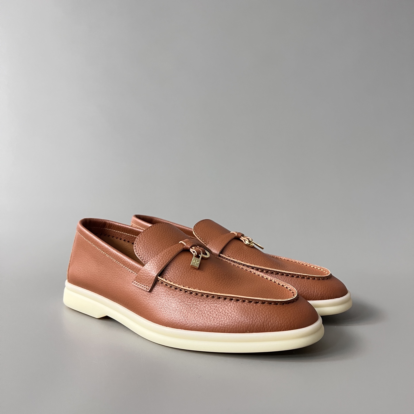 Loro Piana LP Summer Walk / End Walk — Low-Top, Round-Toe Slip-On Loafers for Women