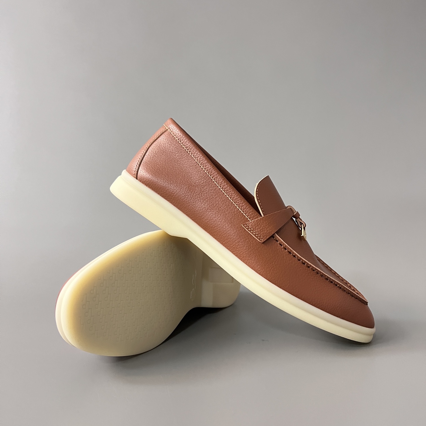 Loro Piana LP Summer Walk / End Walk — Low-Top, Round-Toe Slip-On Loafers for Women