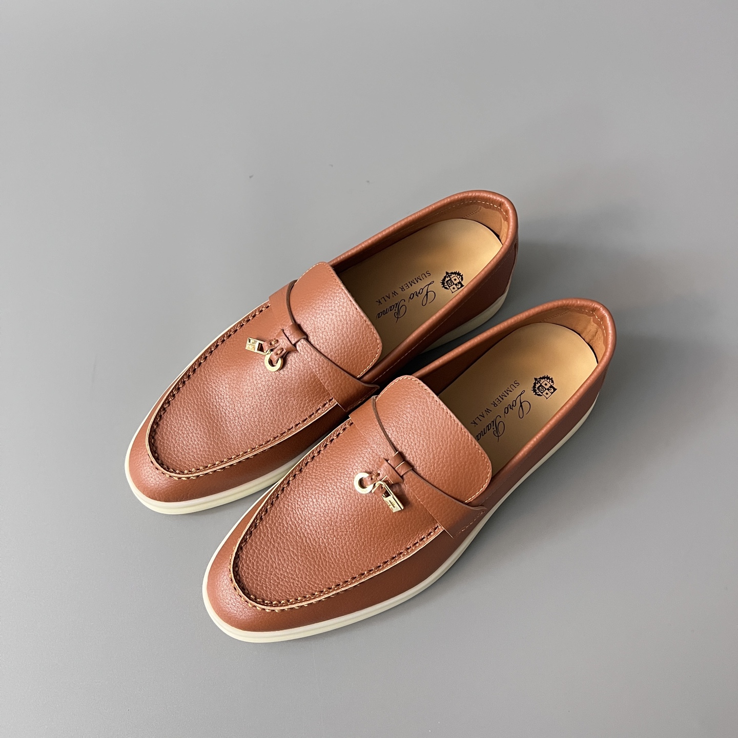 Loro Piana LP Summer Walk / End Walk — Low-Top, Round-Toe Slip-On Loafers for Women