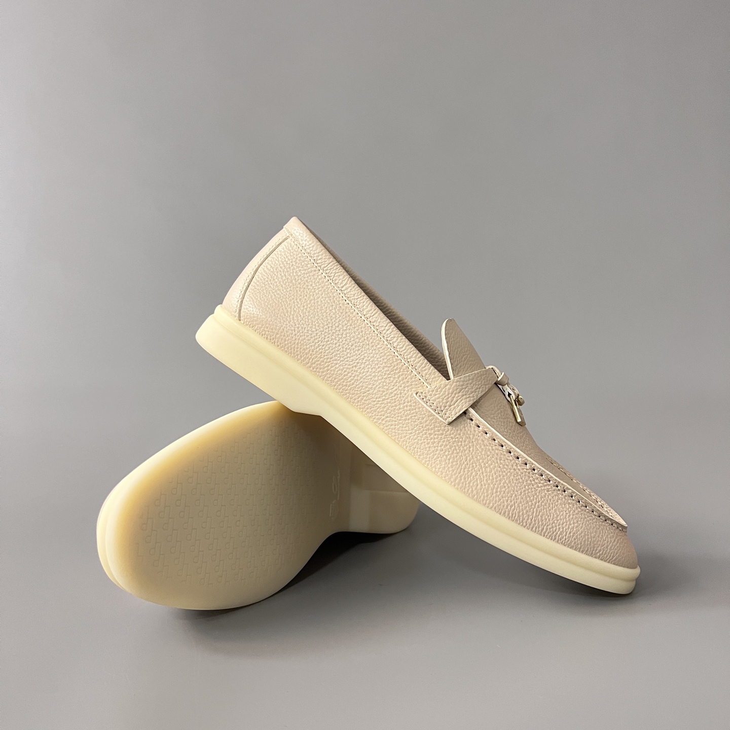 Loro Piana LP Summer Walk / End Walk — Low-Top, Round-Toe Slip-On Loafers for Women
